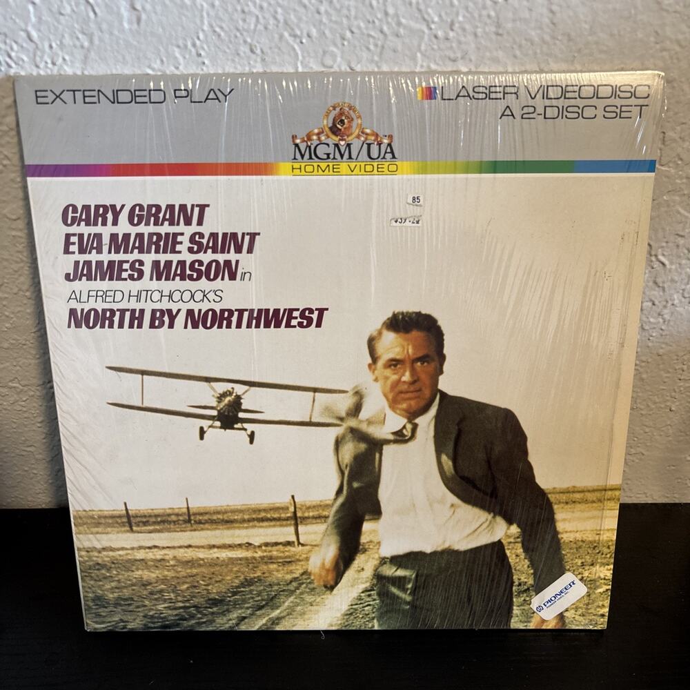 North by Northwest 2 Laserdisc Set Cary Grant Alfred Hitchcock